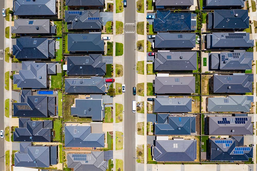 urban street in Australia